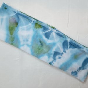 Headband, Teal Garden Geode