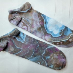 Socks, Bamboo, Size 11-13 Footie, Coastal Fog