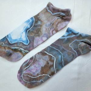 Socks, Bamboo, Size 11-13 Footie, Coastal Fog