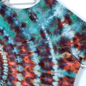 XL Tall V-Neck T,  Tropical Sunset