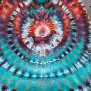 XL Tall V-Neck T,  Tropical Sunset