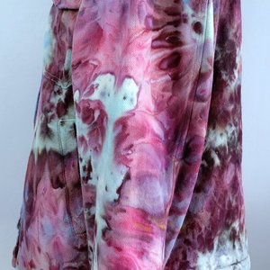 XXL Sherpa Lined Flannel Shacket, Peonies