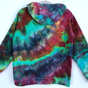 L Youth Size Hoodie, Electric Fringe