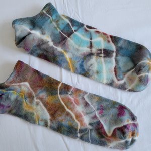 Footie Socks, Bamboo, Size 11-13, Stormy Geode