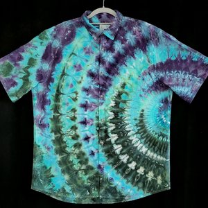 XL Tall Linen Shirt, Forest Sprite