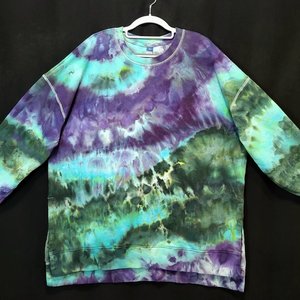 XL Tall Tunic Sweatshirt, Wild Skies