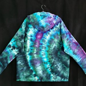2X Hoodie, Peacock Ripple
