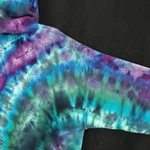 2X Hoodie, Peacock Ripple