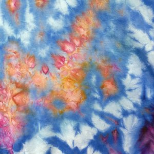 XL Luxe V-Neck T-shirt, Sunset Clouds