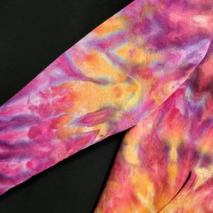 L Pocket Sweatshirt, Flamingo Fire