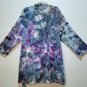 1X/2X Robe, Watercolor Floral