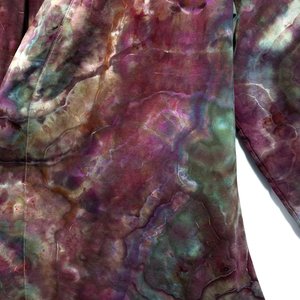 1x/2x Cardigan Robe, Plum Geode