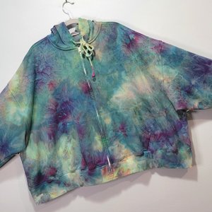 4X Women's Zip-Up Hoodie, Mind Bender B