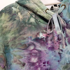 M Bamboo Hoodie, Lilac Garden