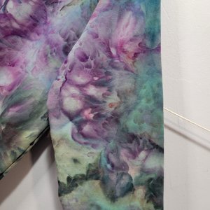 M Bamboo Hoodie, Lilac Garden