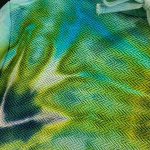 S Ladies Herringbone Hoodie, Sea Waves