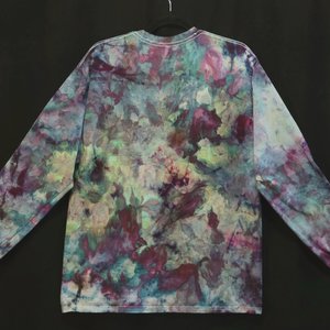 L Long Sleeve T-shirt, Plum & Teal