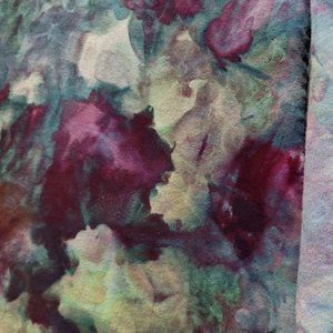 L Long Sleeve T-shirt, Plum & Teal
