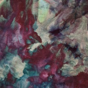 L Long Sleeve T-shirt, Plum & Teal