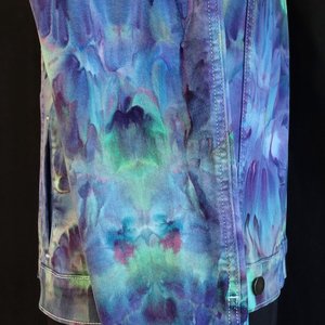 M Denim Jacket, Mind Bending Watercolor