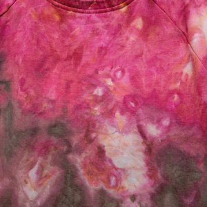 2X Upcycled Sweatshirt, Rose Watercolor