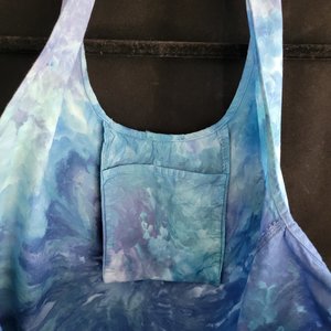Stuffable Bag, Periwinkle Swirl