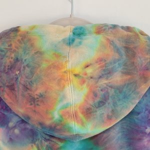 XL Tall Zip Up Hoodie, Mind Bending Clouds