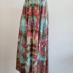 2X Rayon Tunic Long Sleeve, Stormy Sky Swirl