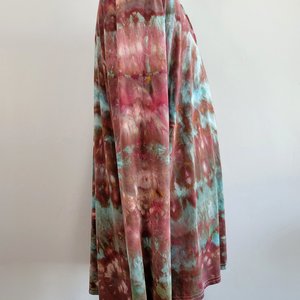 2X Rayon Tunic Long Sleeve, Stormy Sky Swirl