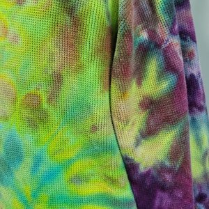 XXL Sweater Knit Hoodie, Crazy Swirls