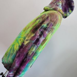 XXL Sweater Knit Hoodie, Crazy Swirls