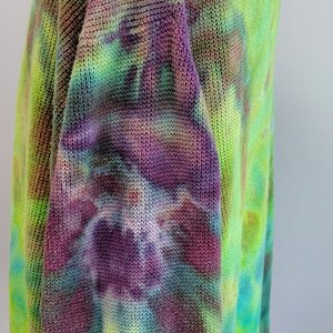 XXL Sweater Knit Hoodie, Crazy Swirls