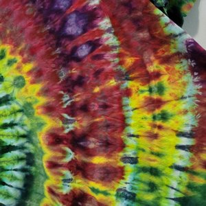 3XL Cold Shoulder Swing Tunic, PolyChrome Ripple