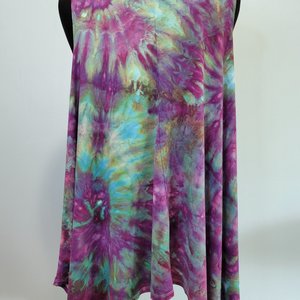 Size 20 Tunic Tank, Strawberry Skies