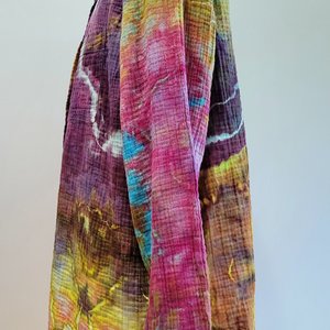 3X LL Bean Gauze Shirt, Wild Geode