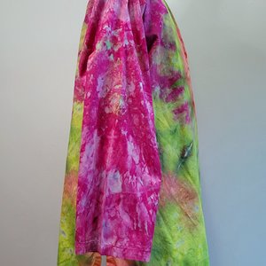 XL Cotton Tunic, Tropical Swirl