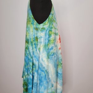 Size 16 Viscose Tank, Sunlit Tropical