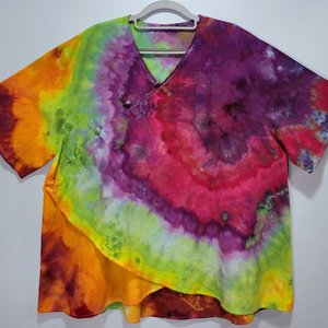 3XL Asian Top, Rainbow