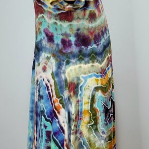 M/L Hanky Hem Tunic, Wild Geode