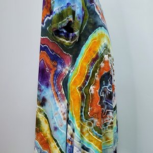 2X Hanky Hem Tunic, Wild Geode