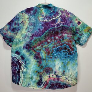 XL Linen Shirt, Mindbender B Geode