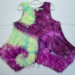 Size 16 Tunic Tank, Plum Eddies