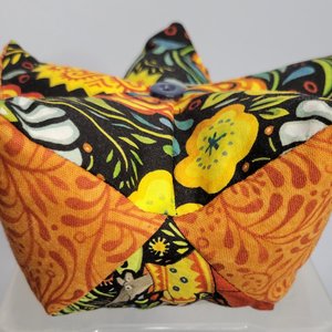 Pin Cushion, Folk Flowers