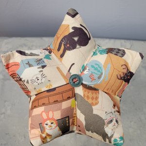 Pin Cushion, Cats in Hats
