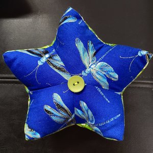 Pin Cushion, Blue Dragonflies