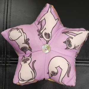 Pin Cushion, Yoga Cats