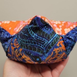 Pin Cushion, Orange Floral