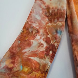 Large Rayon Tunic, Petrified Wood