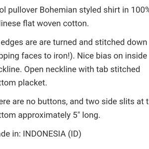 Large Cotton Tunic, Elderberry