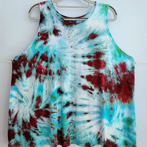 2X Luxe Rayon Swing Tank, Water Berry